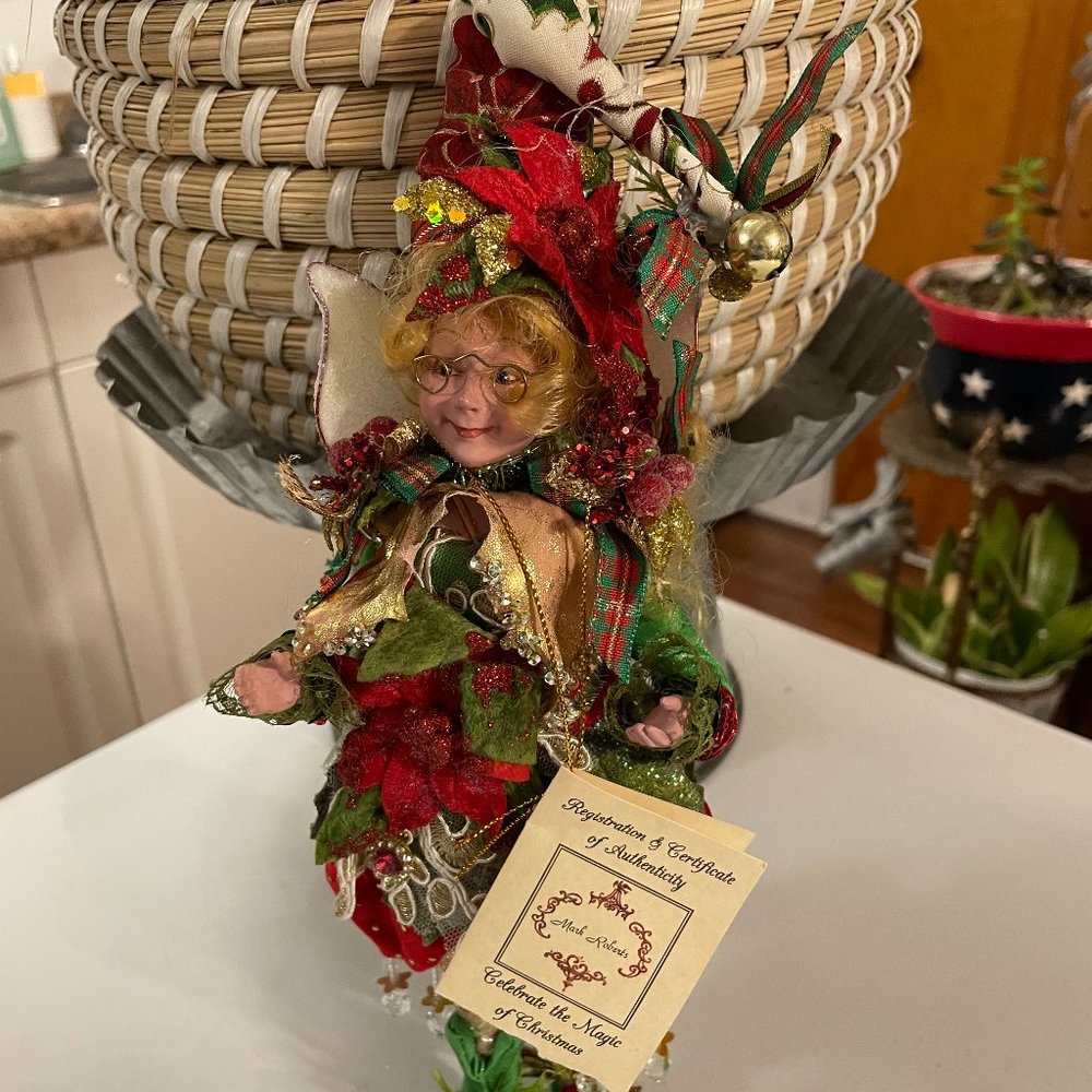 Mark Roberts Poinsettia Princess Fairy, Sm. 51-16558 Limited Edition #1082